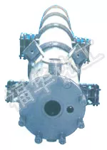 Three in one graphite hydrochloric acid synthesis furnace